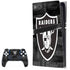 NFL Las Vegas Raiders Black & White PS5 Pro Bundle Skin